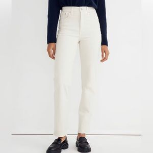 Madewell Perfect Vintage Straight Jean in Vintage Canvas Wash (petite)